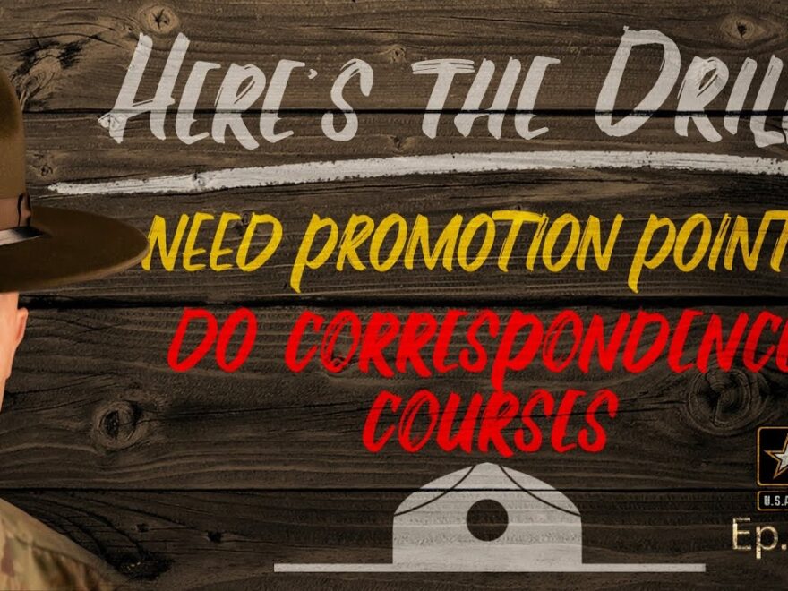 Army Correspondence Courses List Promotion Points 2024