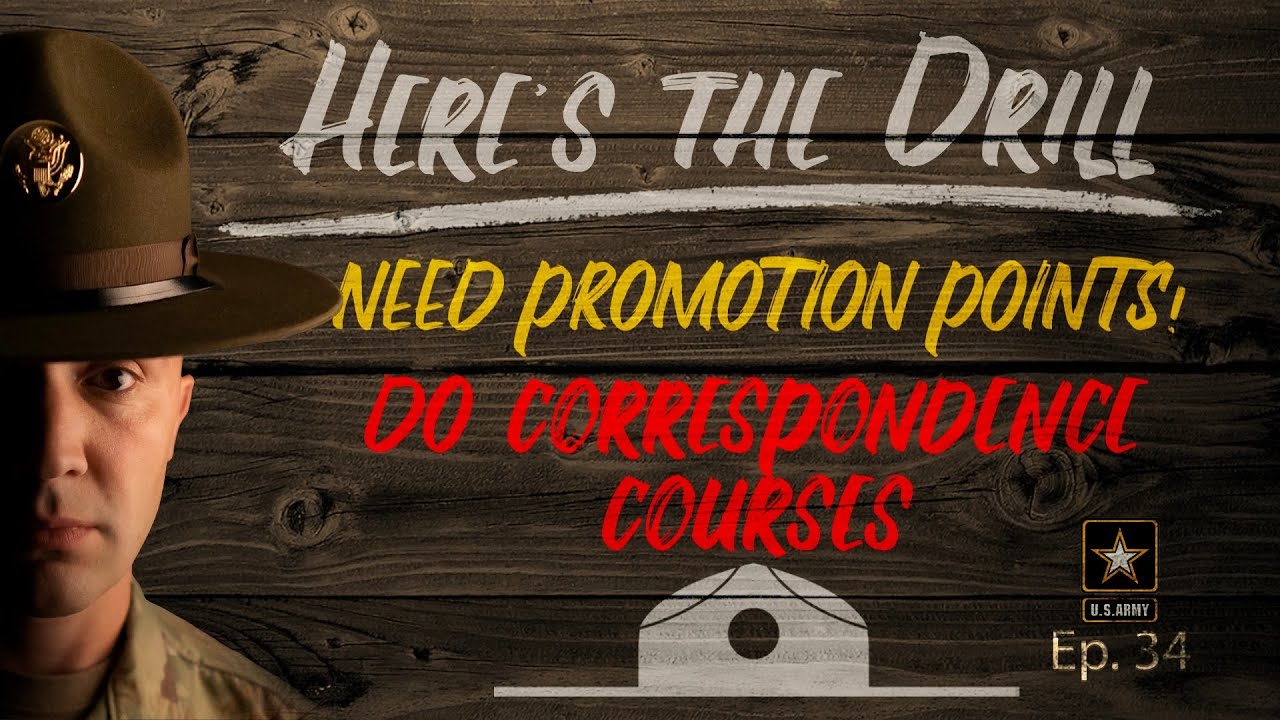 Army Correspondence Courses List Promotion Points 2024