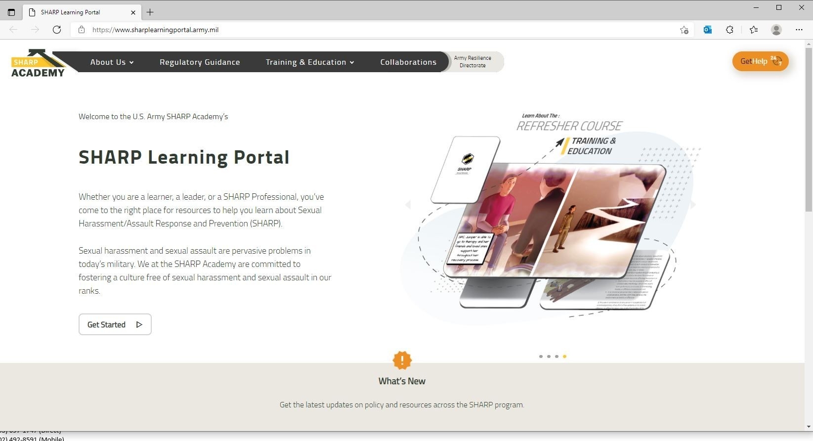 Army Launches New SHARP Learning Portal Article The United States Army