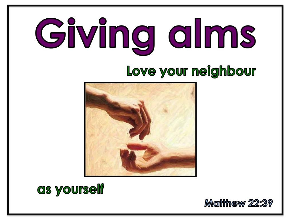 PPT Giving Alms PowerPoint Presentation Free Download ID 5448977