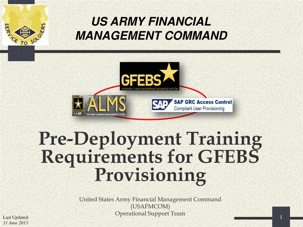 PPT US ARMY FINANCIAL MANAGEMENT COMMAND PowerPoint Presentation Free Download ID 5350176