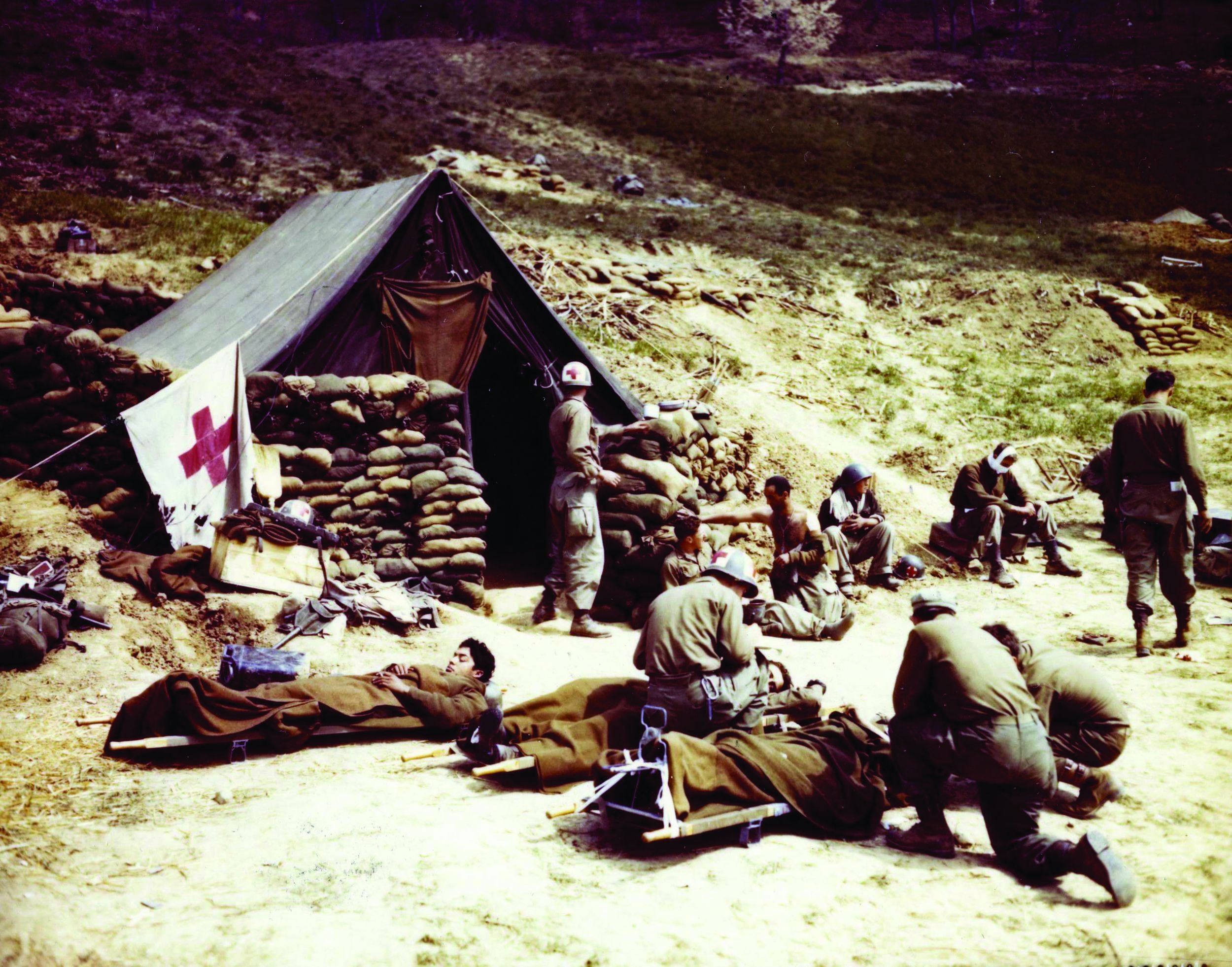 The U S Army Medical Corps Caring For The Casualties In World War II Warfare History Network