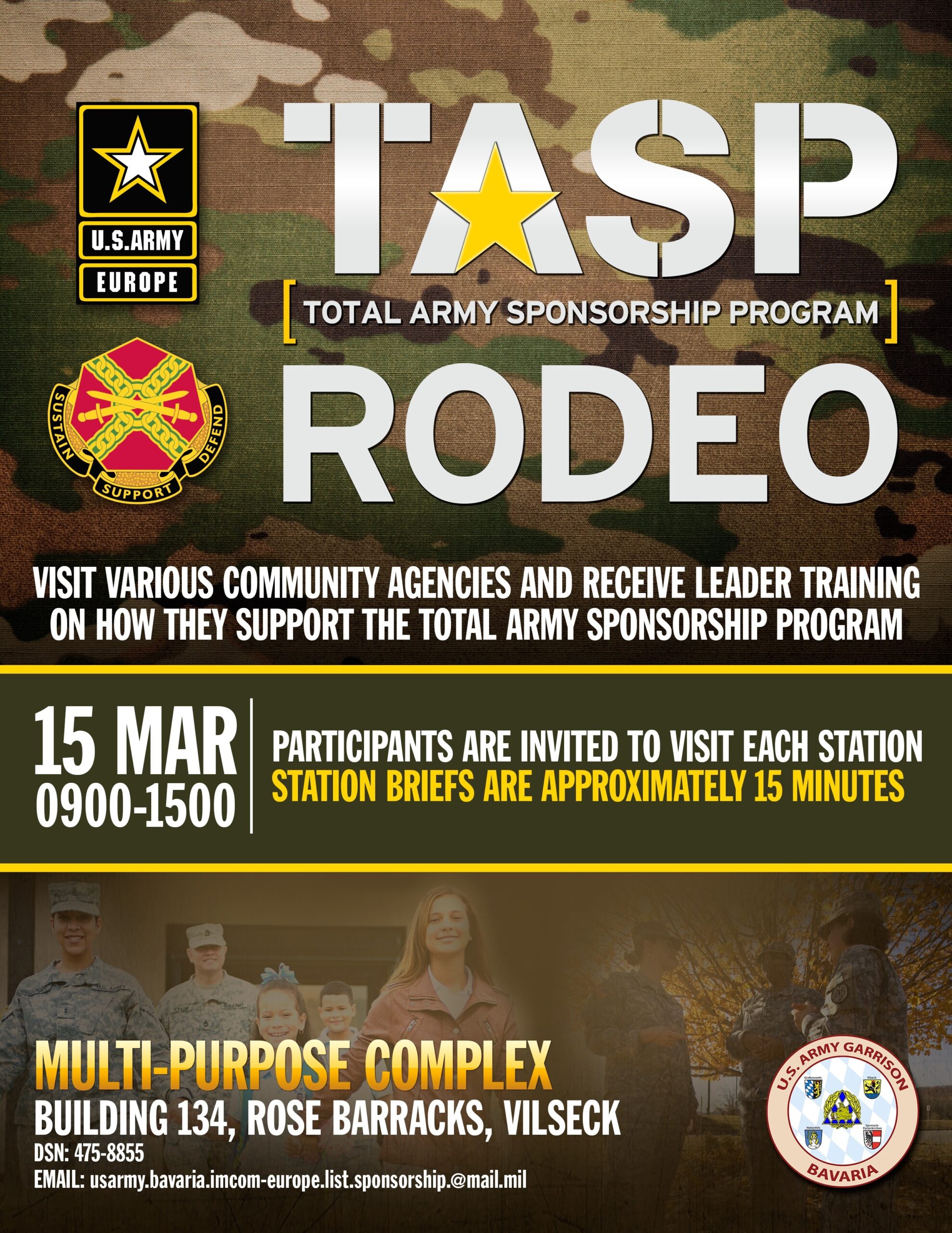 Total Army Sponsorship Program Rodeo March 15 At USAG Bavaria Article The United States Army