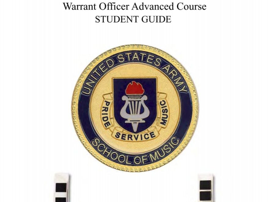 WOAC Student Guide Soldier Support Institute U S Army