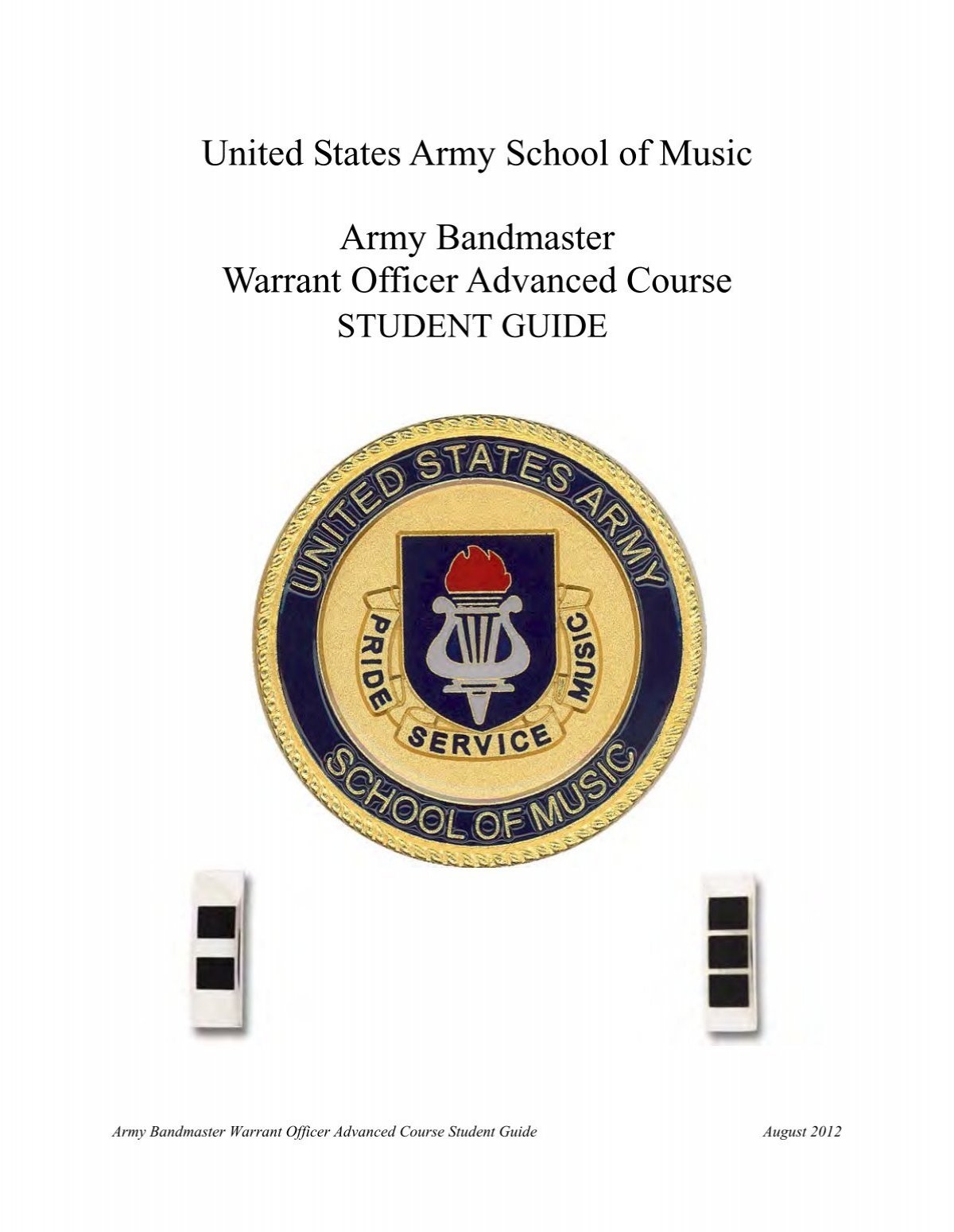 WOAC Student Guide Soldier Support Institute U S Army